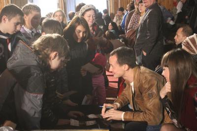 Актёр Фёдор Гирусов представил рязанцам фильм «Вежливый человек»